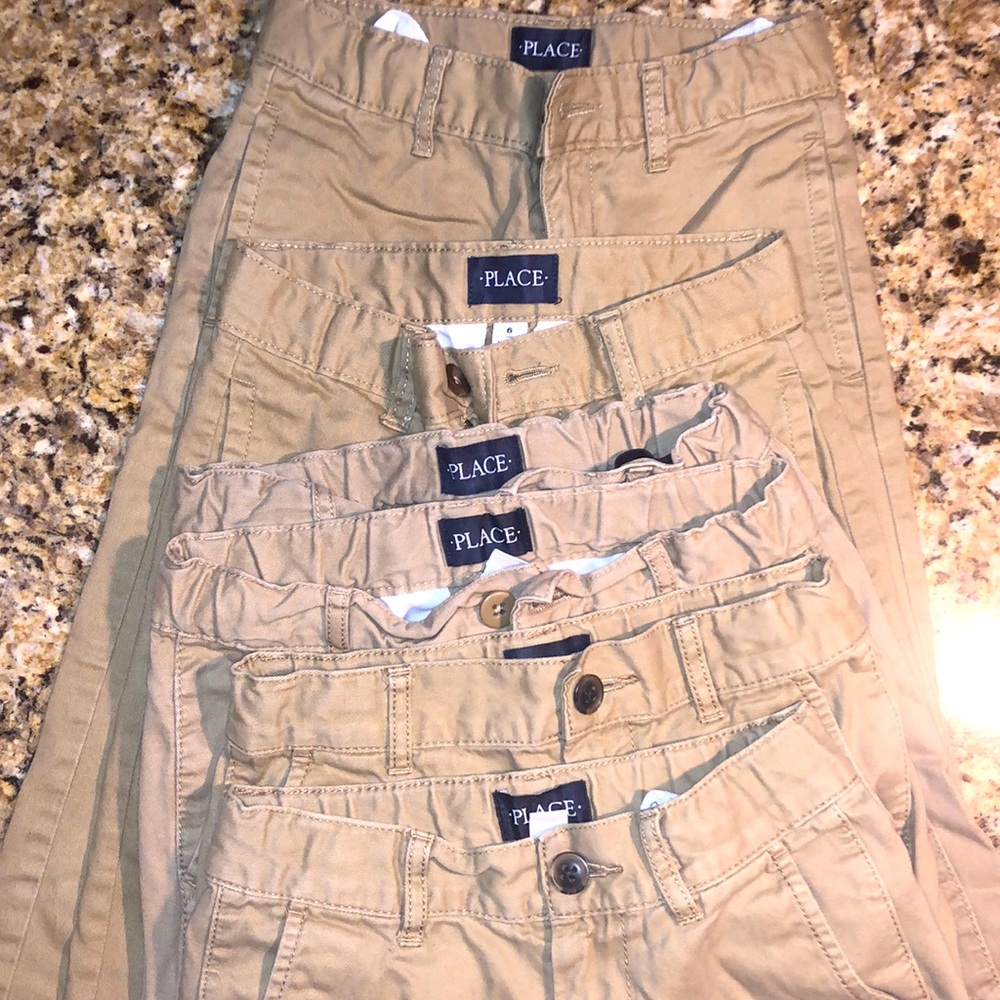 2 pants 4 shorts khaki color